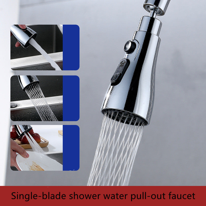 360 degree rotating faucet sprayer – pressurized design water boost