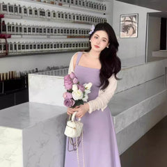 Plus Size High-grade French Strap Dress Women