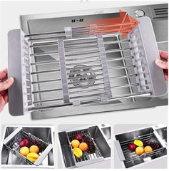 Kitchen sink drain basket – anti-corrosion flexible stainless steel