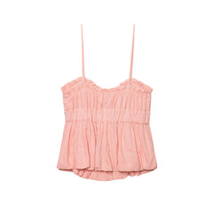 Fashionable All-match Linen Blended Stretch Top