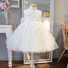 Girls' Birthday Host Show Performance Clothes Children's Wedding Dress