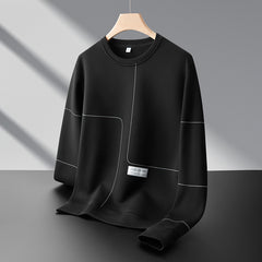 Men's Loose Round Neck Casual Versatile Pullover Sweatshirt