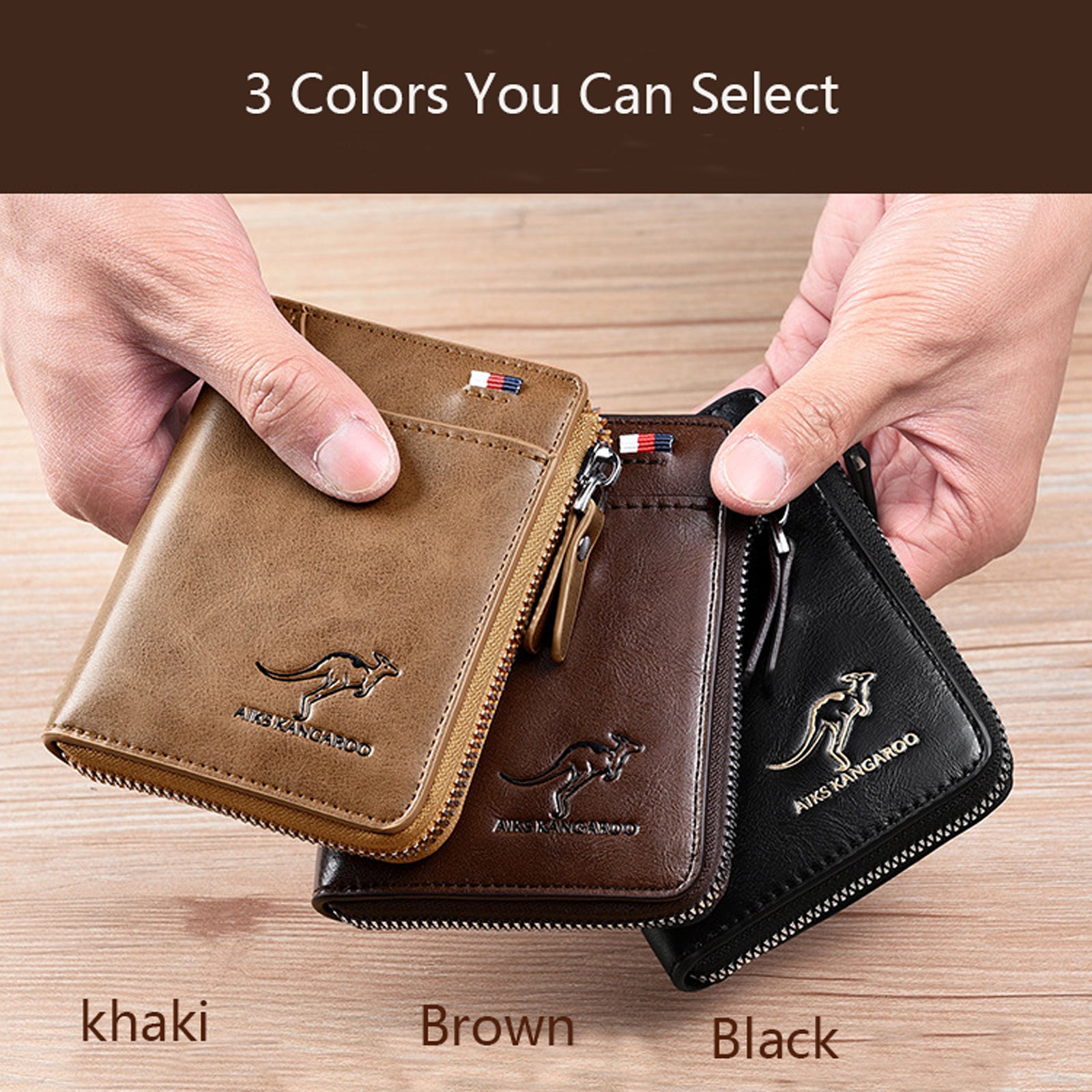 Anti-theft card wallet for men – business style indoor outdoor use