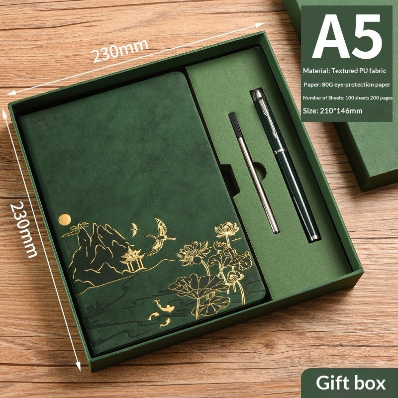 b9c44a81c9873d5252162Vintage A5 notebook gift box set – Pick N Drop business gift USA Europef466f97a513