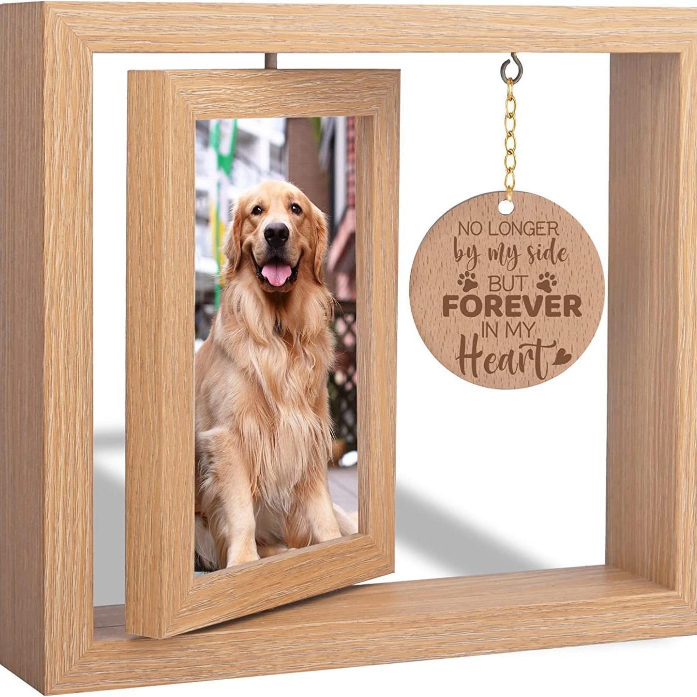 Solid wood photo frame desktop decoration – handmade modern minimalist style