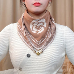 Knitted Wool Scarf Korean Version Versatile