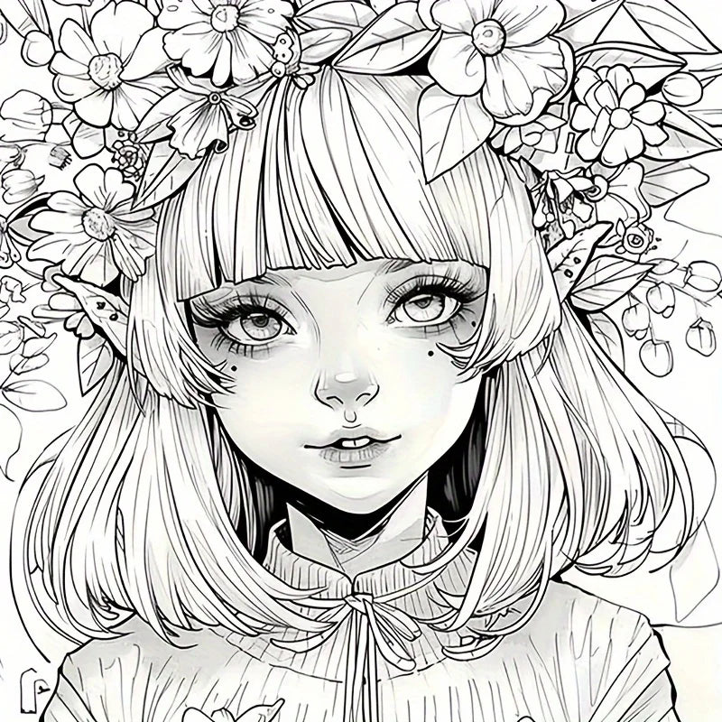 Fairy coloring book for adults – Pick N Drop gift USA Europe