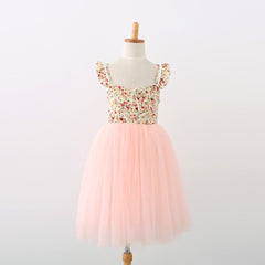 Girls Performance Costume Children's Dress Wedding Dress Princess