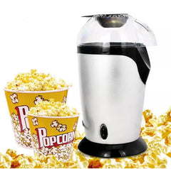 Mini popcorn maker machine for home – 1200W oil-free hot air front view