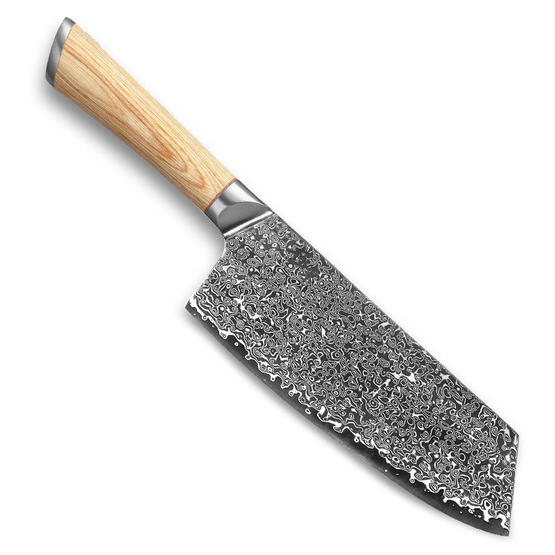 Damascus kitchen knife set – corrosion resistant stainless steel