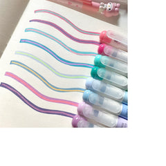 Dual tip highlighters for students – candy color vibrant palette