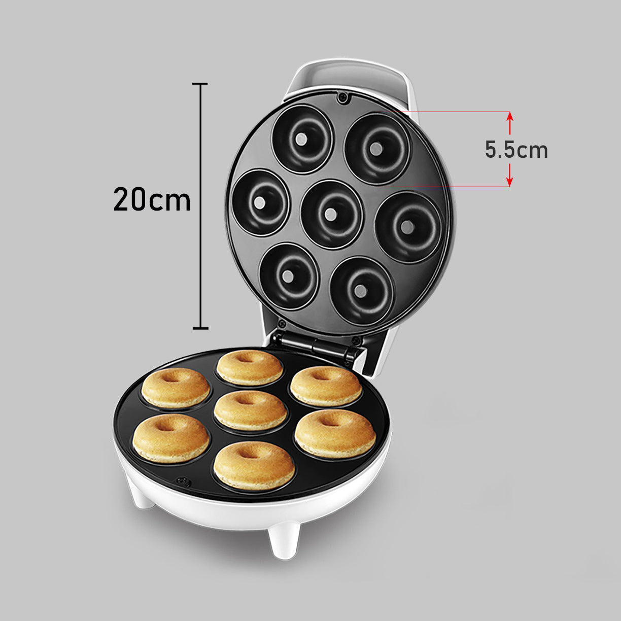 Electric donut maker machine – fresh donuts breakfast pastry result
