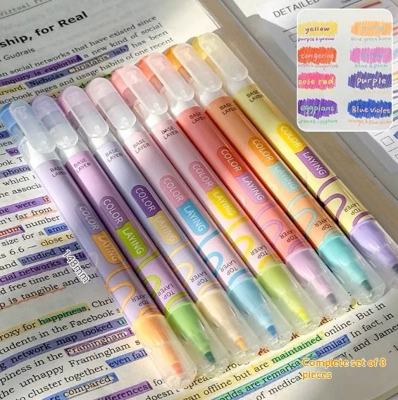 Dual tip highlighters for students – Pick N Drop gift USA Europe