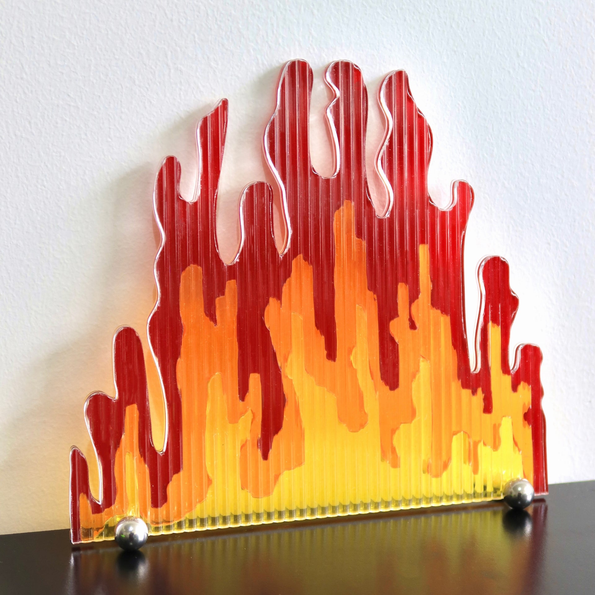 Acrylic photo display stand for desk – minimalist home decor display