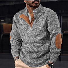 Men's Casual Printed Pullover Sweatshirt Knitwear