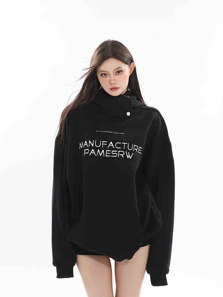 Velvet Padded Loose Pullover Couple Hooded Sweater