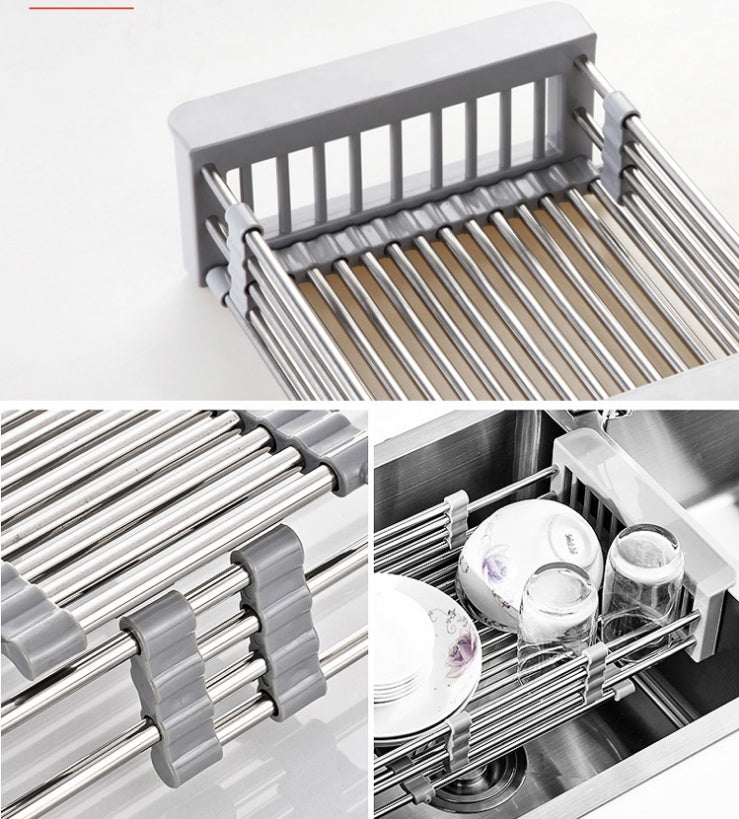 Kitchen sink drain basket – sink top drainage food waste collection