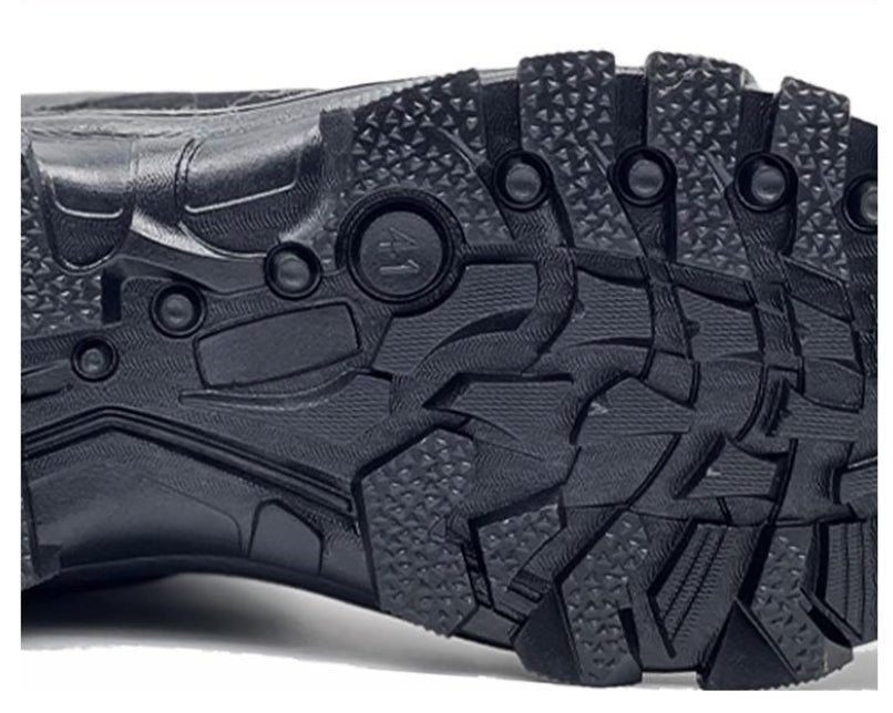 Winter snow boots for men – rubber non-slip sole snow ice traction