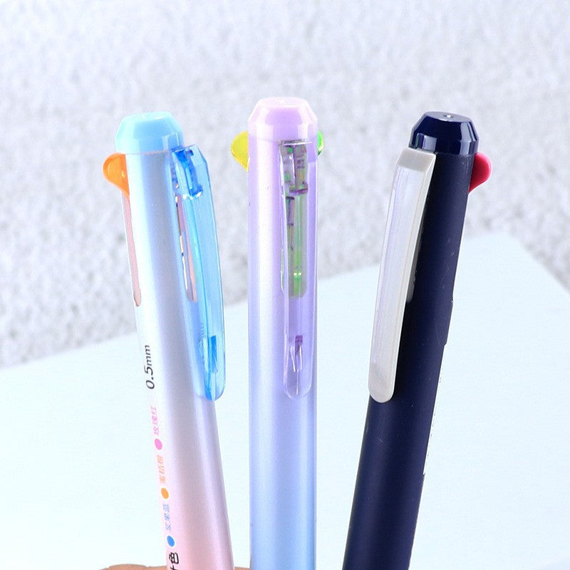 Three color press gel pen – Pick N Drop stationery gift USA Europe