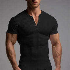 Sports Slim-fitting Muscle Men's Short-sleeved T-shirt
