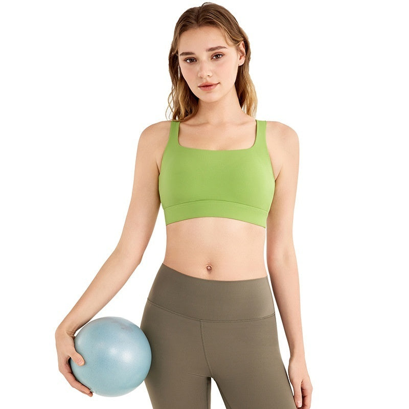 Sports Underwear Women's Chest Pad Nude Feel Tight Yoga Cover Supernumerary Breast Fitness Vest