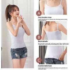 Women's Solid Color Small Sling Vest