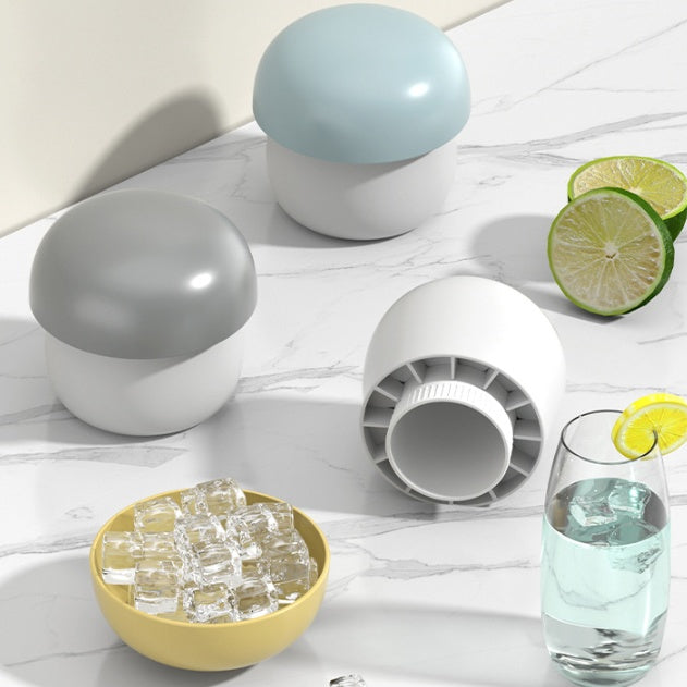 Silicone ice cube mold 55 piece – gray yellow baby blue color options