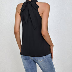 Women's New Sequined Neck Strap Slim Fit Vest Top