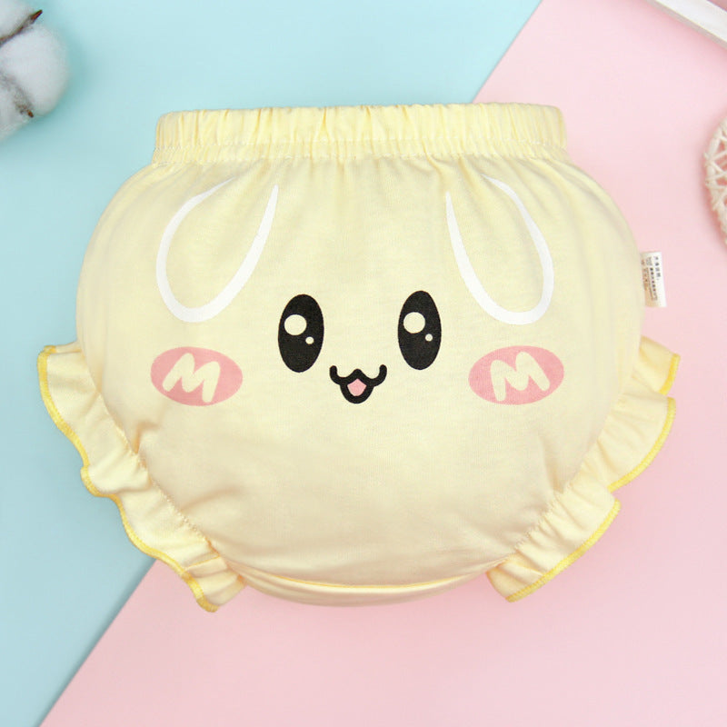 Korean Style Shorts Children's Briefs Girls' Underwear Without Pp