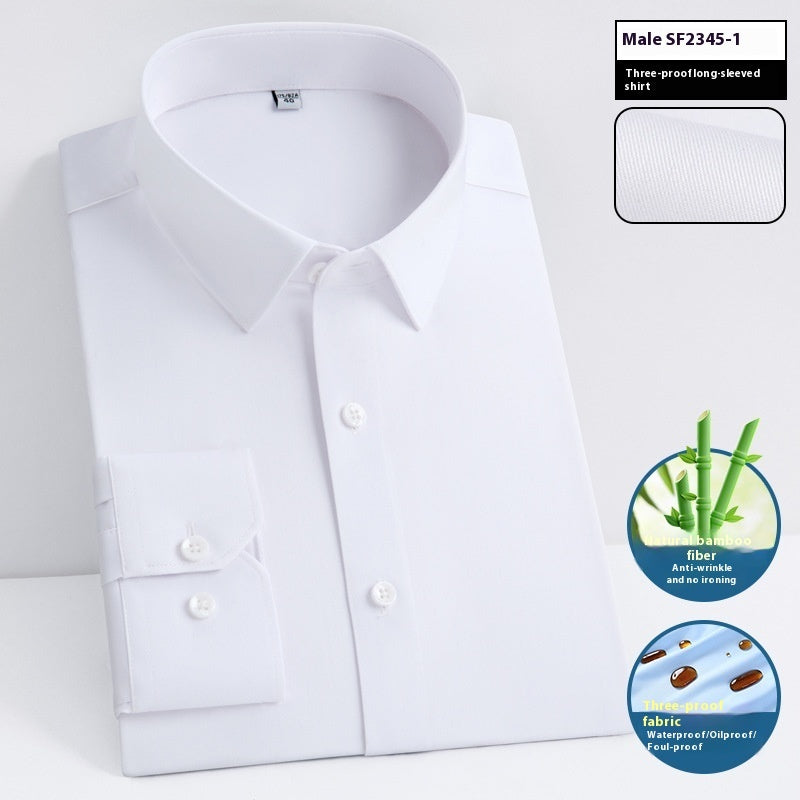 Men's  Short Sleeves Are Waterproof, Oil Resistant And Stain Resistant