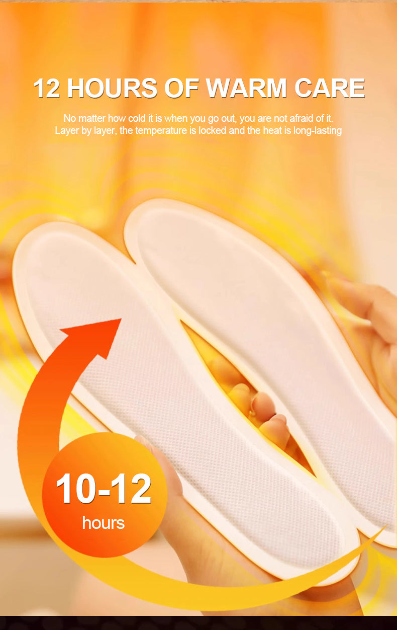 Long Lasting Safe Foot Warmer Hot Compress Patch Heating Insole - Male