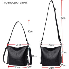 Hand Crossbody Bags For Women 2024 New Luxury Designer Handbag Leather Tassel Shoulder Bags Purses And Handbags Tote Bag Bolsa
