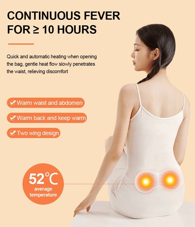 Adhesive Heat Patch Warmer Menstrual Hot Patches 10 - 12 Hour Self-heating Body Warm Patch