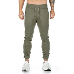 Joggers Sweatpants Men Casual Pants Solid Color Gym Fitness Workout Sportswear Trousers Autumn Winter Male Crossfit Trackpants