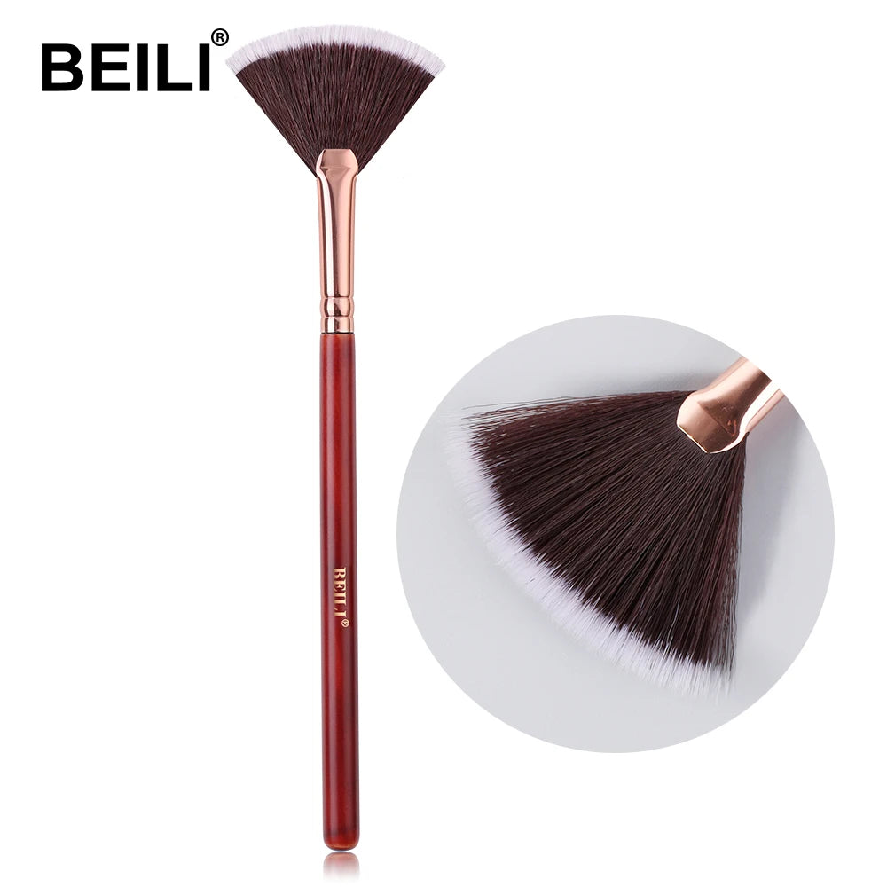 Pro Black Makeup Brushes Synthetic hair Powder Eye Shadow Smudge Highlight Foundation Airbrush Diffuser Make Up Brush