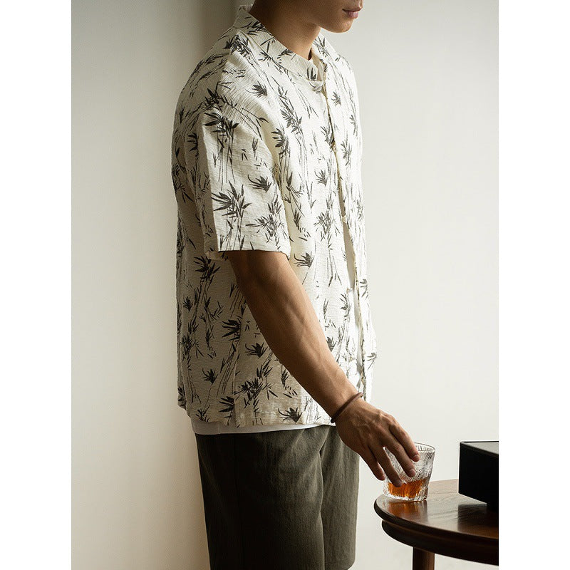 Breathable Ice Silk Cool Feeling Short-sleeved Casual T-shirt