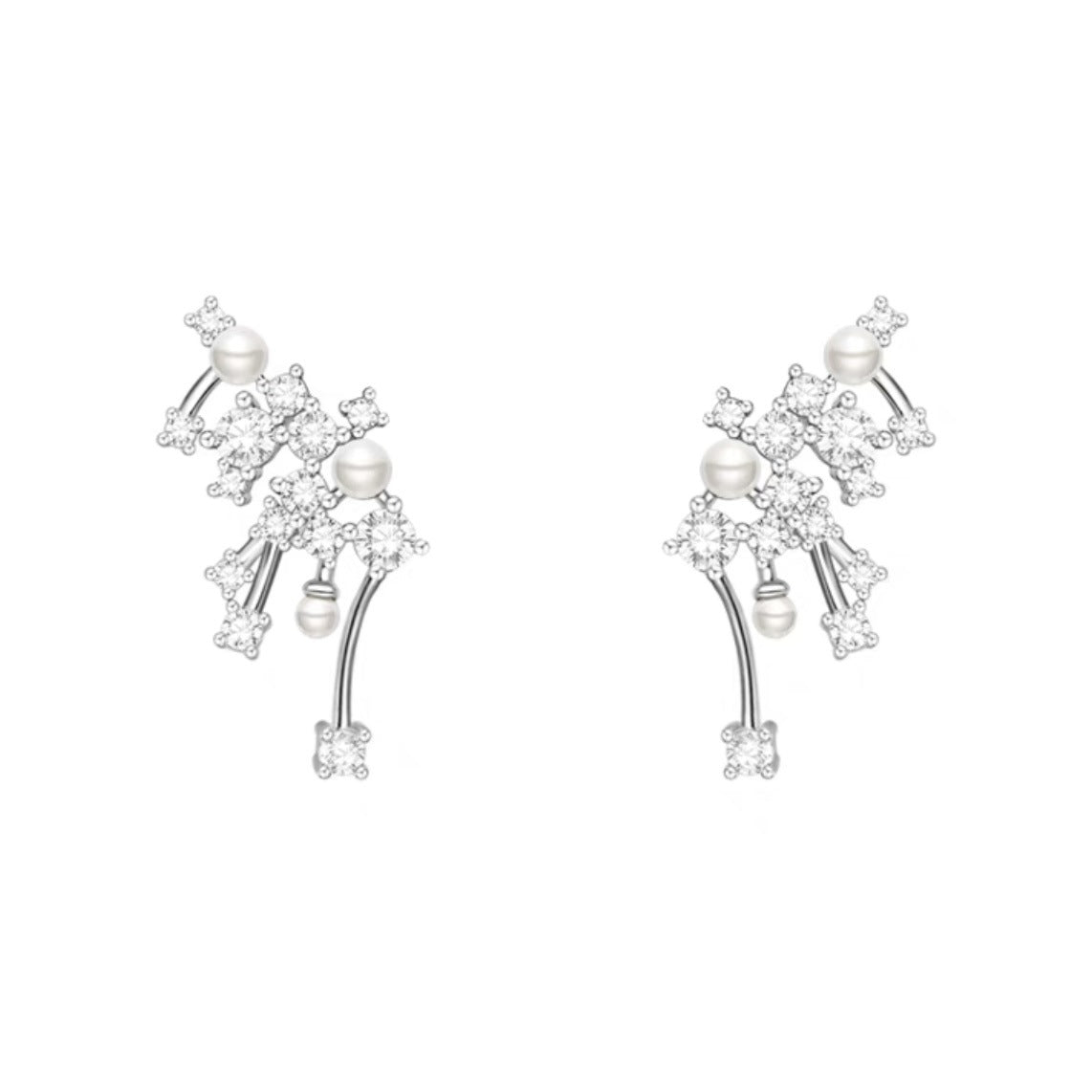 Nebula Earrings Pearl Earrings