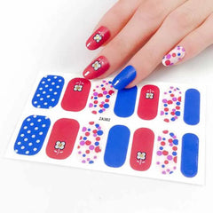 Nail Stickers DIY Decals For Nail Art Wraps Women Beauty Full Cover Nail Manicures Decorations Uñas Postizas Press On Nails