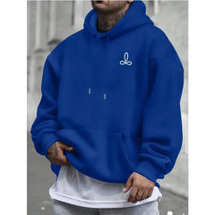 Men's  Hoodies Autumn Winter Men's New Long Sleeve Hooded Sweatshirt Fashion Casual Male Outfit Sportwear Loose Fit Clothes