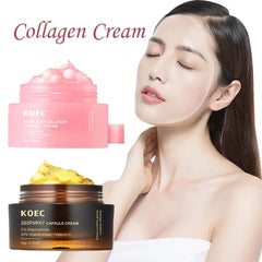 Koec Collagen Capsule Cream Long-lasting Moisturizing Skin Care Smoothing Deep Hydrating Nourishing Gentle Non-irritating