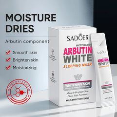 20pcs/box SADOER Sleeping Facial Masks Face Moisturizing Hydrating Anti-aging Whitening Anti Wrinkles Face Mask Facial Skin Care