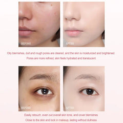 2 Colors Whitening BB Cream Foundation Air Cushion Concealer Face Makeup Girl's Facial Beauty Original Cosmetic Cream