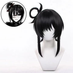 1 piece of cosplay wig, black scalp, short hair, anime cosplay