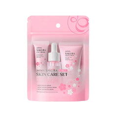 Sakura Skin Care Sets & Kits With Cleanser,Serum,Eye Cream,essence Cream Beauty Products For Women Face Skin Care Set