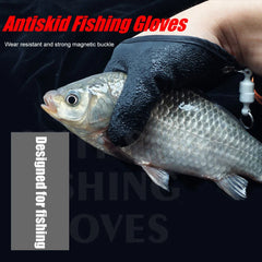 Anti-Slip Full Finger Fishing Gloves Cutproof Durable Work Gloves Fisherman Protect Hand Fish Grab Latex Hunting Gloves
