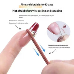 Nail Tips Gel Glue Strong Adhesive Fake Nails UV Gel Nail Polish Jelly Solid Adhesive Manicure Products For Nails