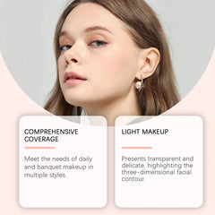 Makeup Eyeshadow Palette Matte Glow Shimmer Glitter Easy to Wear Highlight Blush Bronzer All-in-One Professional Makeup Palette