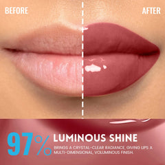 Long-lasting moisturizing lip gloss, waterproof and sweat-proof lip lipstick, easy to color, gentle and refreshing.