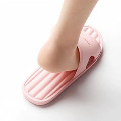 Women's Slippers for Women Summer Home Indoor Bath Non-Slip Home Bathroom Soft Bottom Home Couple Slippers for Women