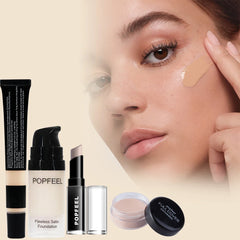 All in One Makeup Kit Full Makeup Kit Gift for Women Teen Girl Nude Eyeshadow Foundation Primer Brush Nude Lipgloss